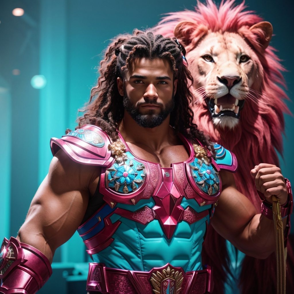 Default_hercules_wearing_pink_armour_on_his_head_he_is_wearing_1_b1e6bf9e-7323-4fd5-9e83-7a7f85b1fd64_1
